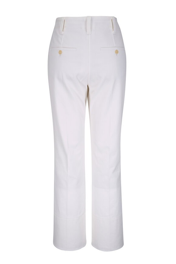 BRUNELLO CUCINELLI コットン チノパン Brunello Cucinelli - Beige Cotton Gabardine Cropped Pant