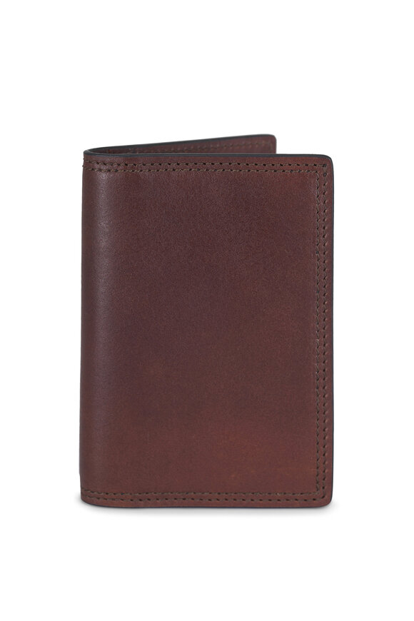 Bosca Dolce Italia Dark Brown Leather Calling Card Case - view 1