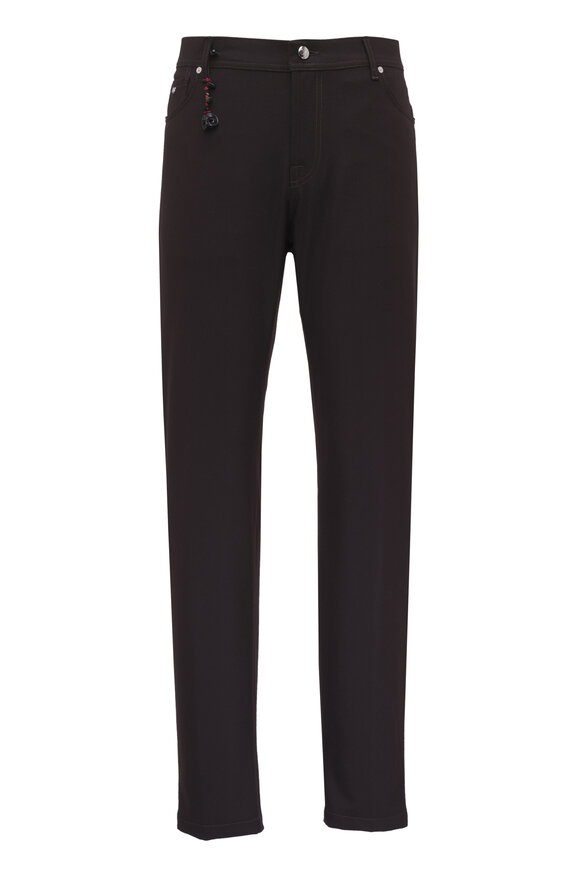 Marco Pescarolo Magnifico Brown Cashmere Five Pocket Pant