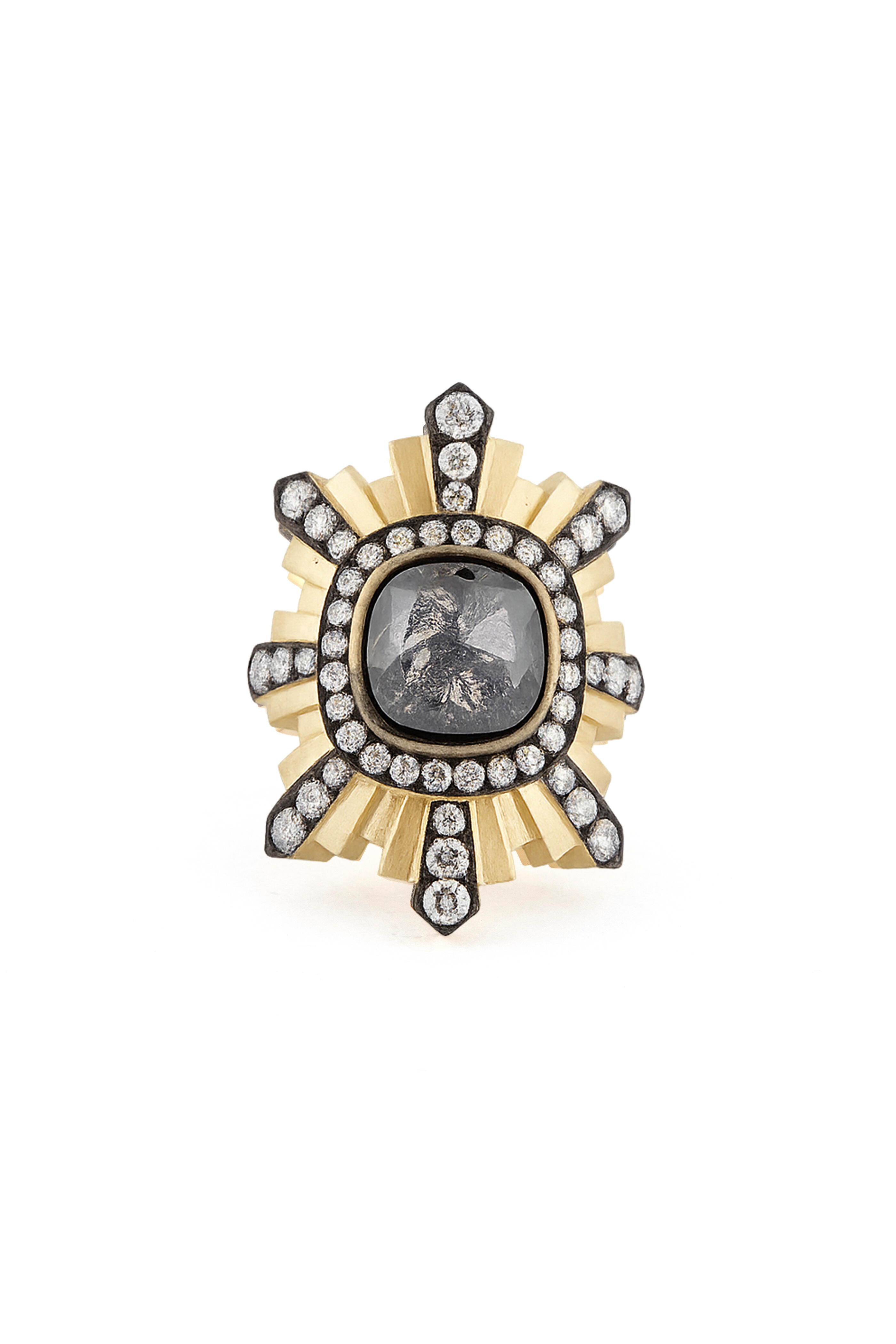 Sylva & Cie - Diamond Stella Statement Ring - view 1