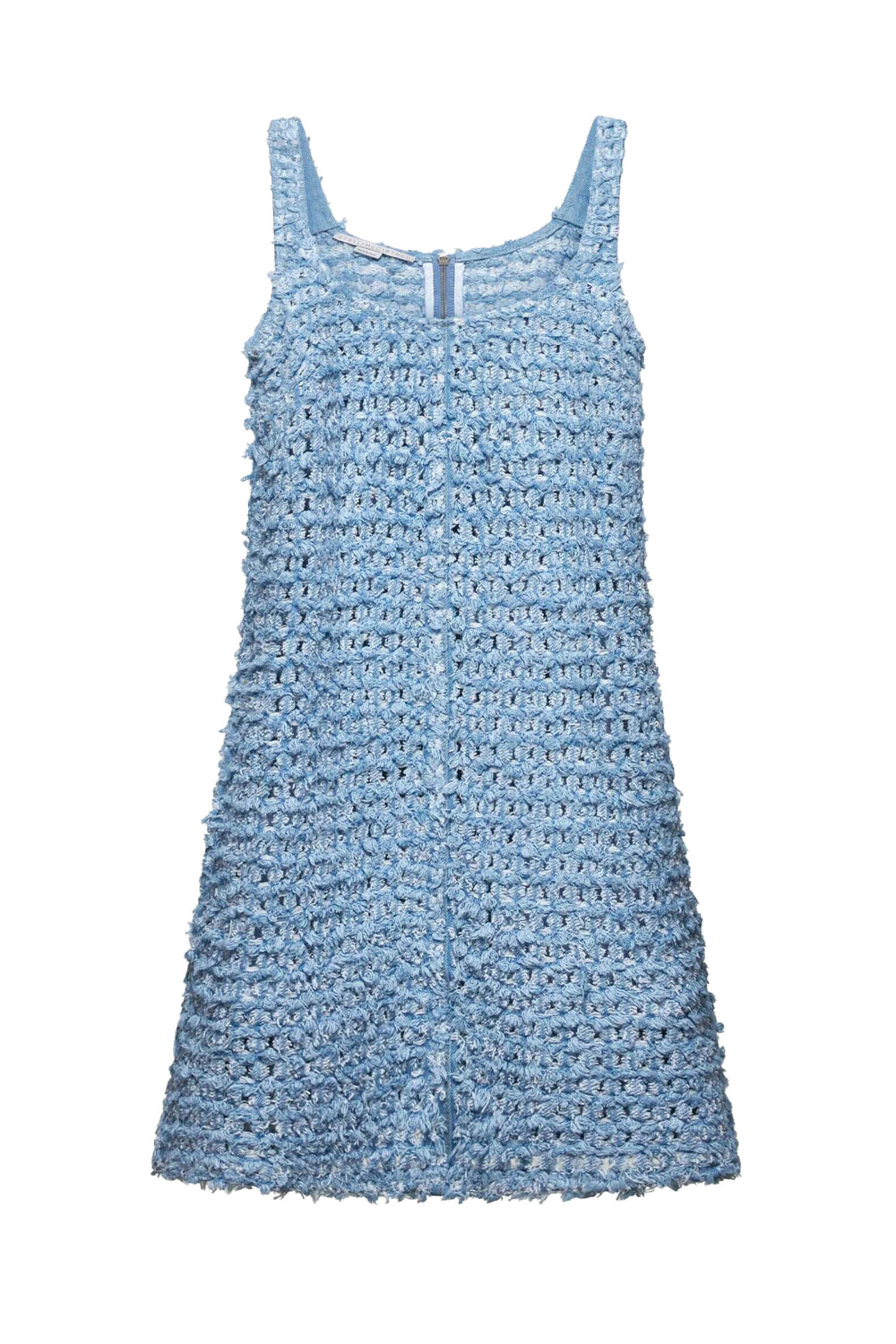 Stella McCartney - Light Blue Denim Boucle Dress