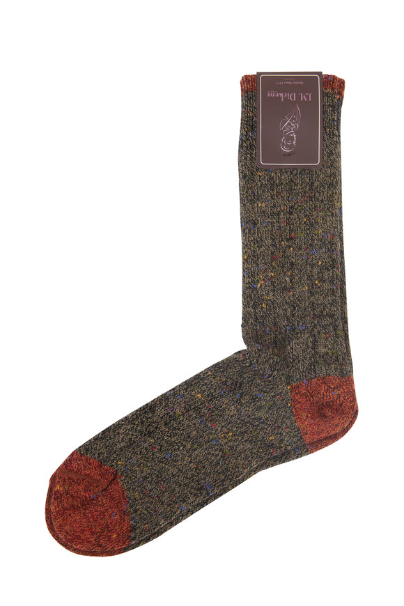 British Apparel - Olive Green Wool Socks