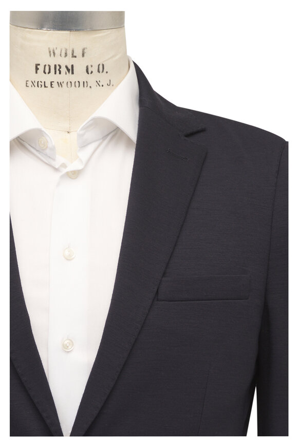 Maurizio Baldassari Midnight Wool Jersey Sportcoat