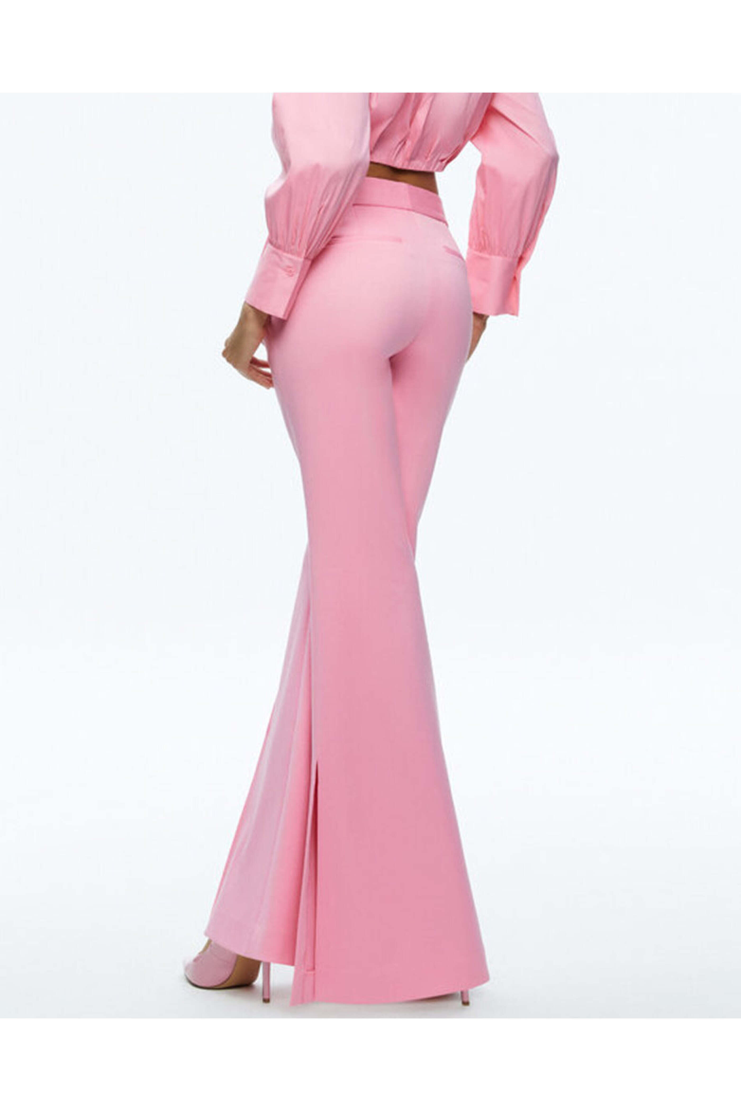 Alice & Olivia - Cherry Blossom High Rise Danette Flare Trouser