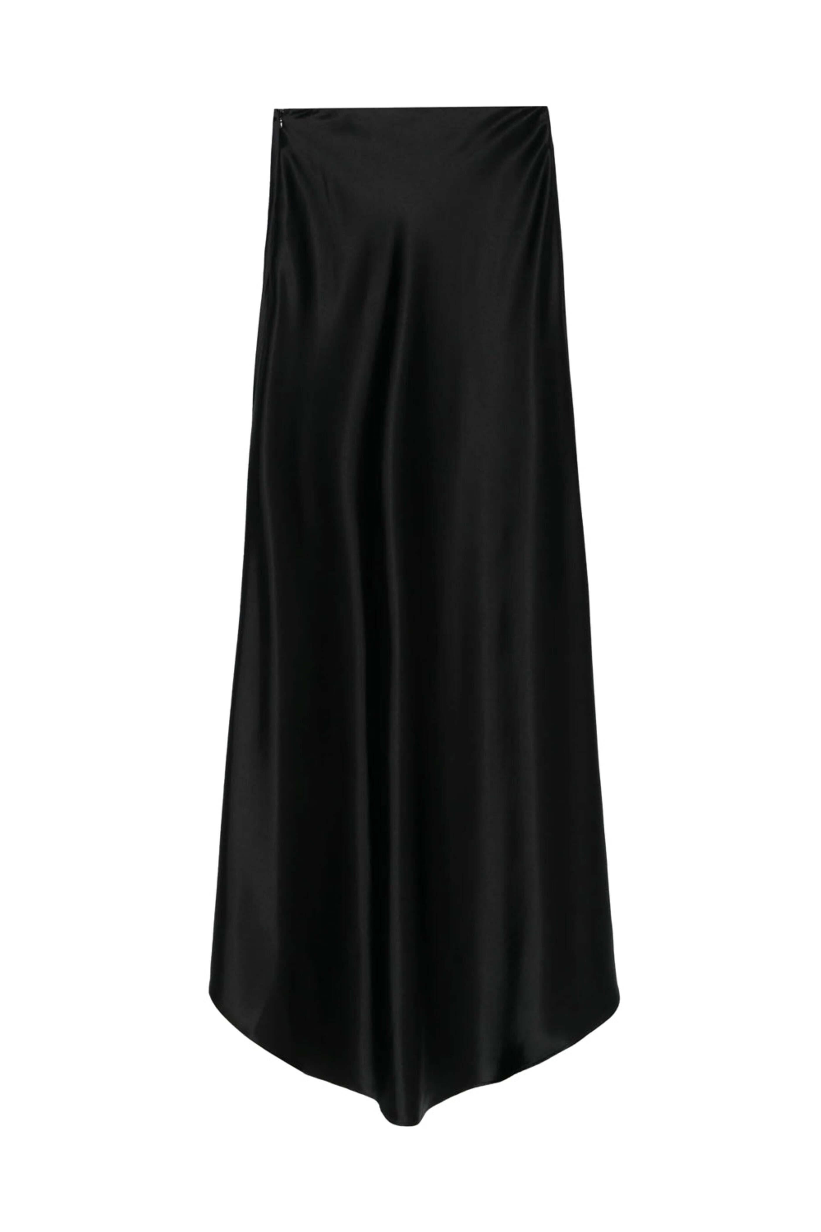 スカート Kiton FW24 LONG SKIRT (D54221 K04S4607) Kiton - Black Maxi Skirt | Mitchell Stores