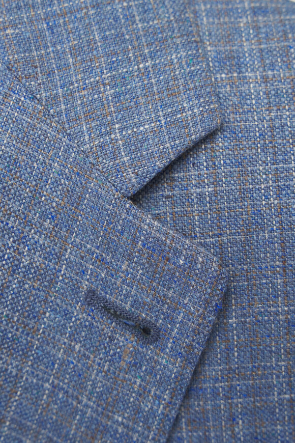 Canali - Light Blue & Tan Mélange Sportcoat