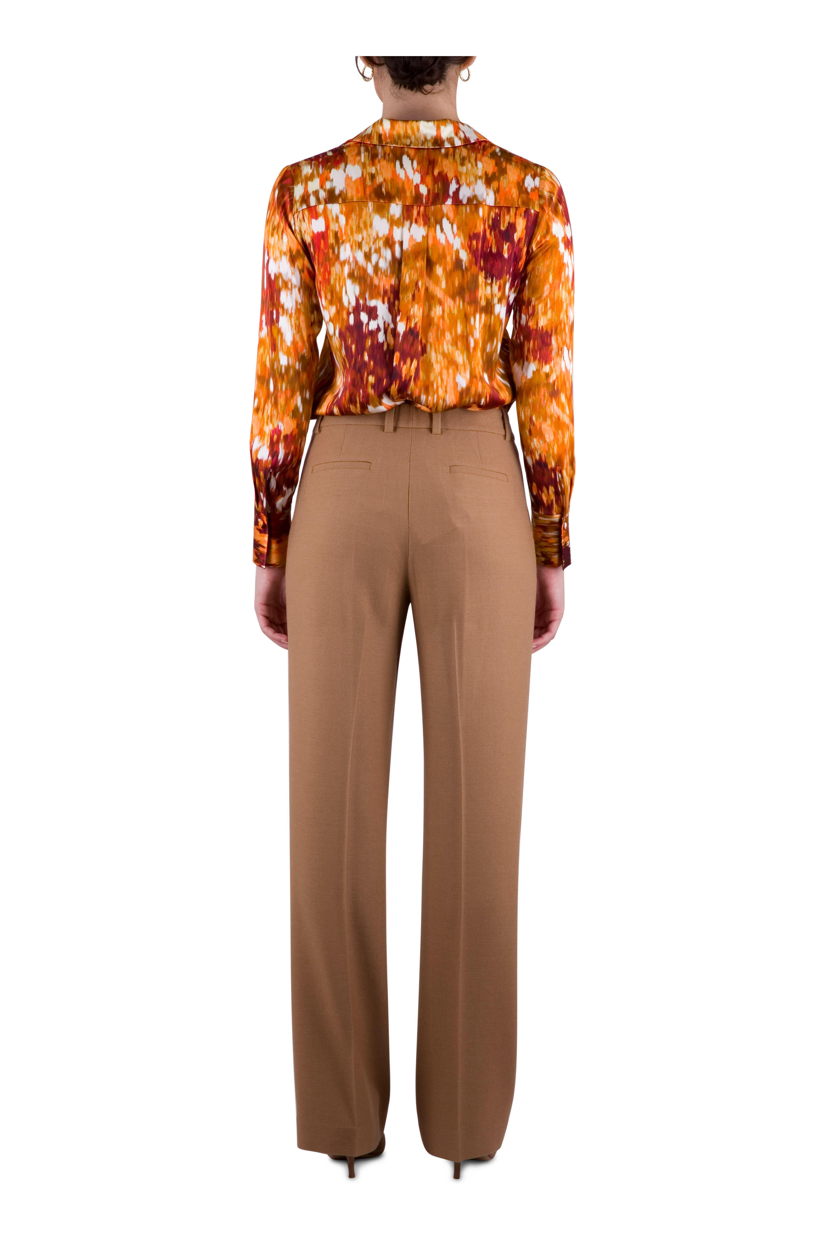 Lafayette 148 New York - Scottie Ember Orange Blouse