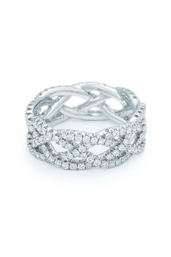 Kwiat - Twist Collection White Gold & Diamond Ring 