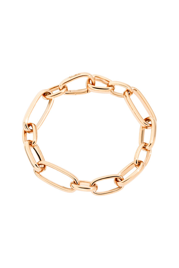 Pomellato Iconica 18K Rose Gold Slim Link Bracelet  - view 3