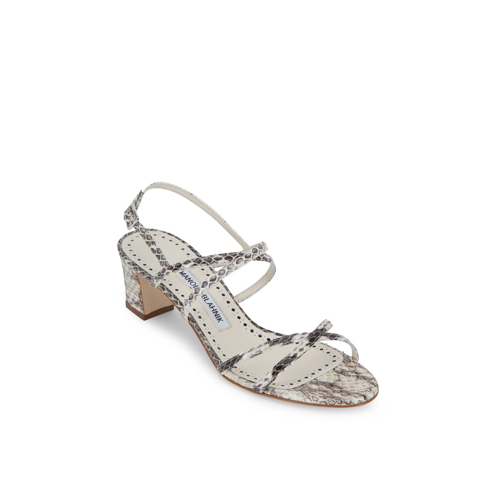 マノロ ブラニクMACULA 5cm SANDALS　37　(snake) マノロ ブラニクMACULA 5cm SANDALS 37 (snake)