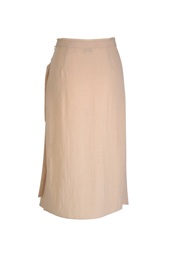 Vince - Cliffside Asymmetric Wrap Skirt