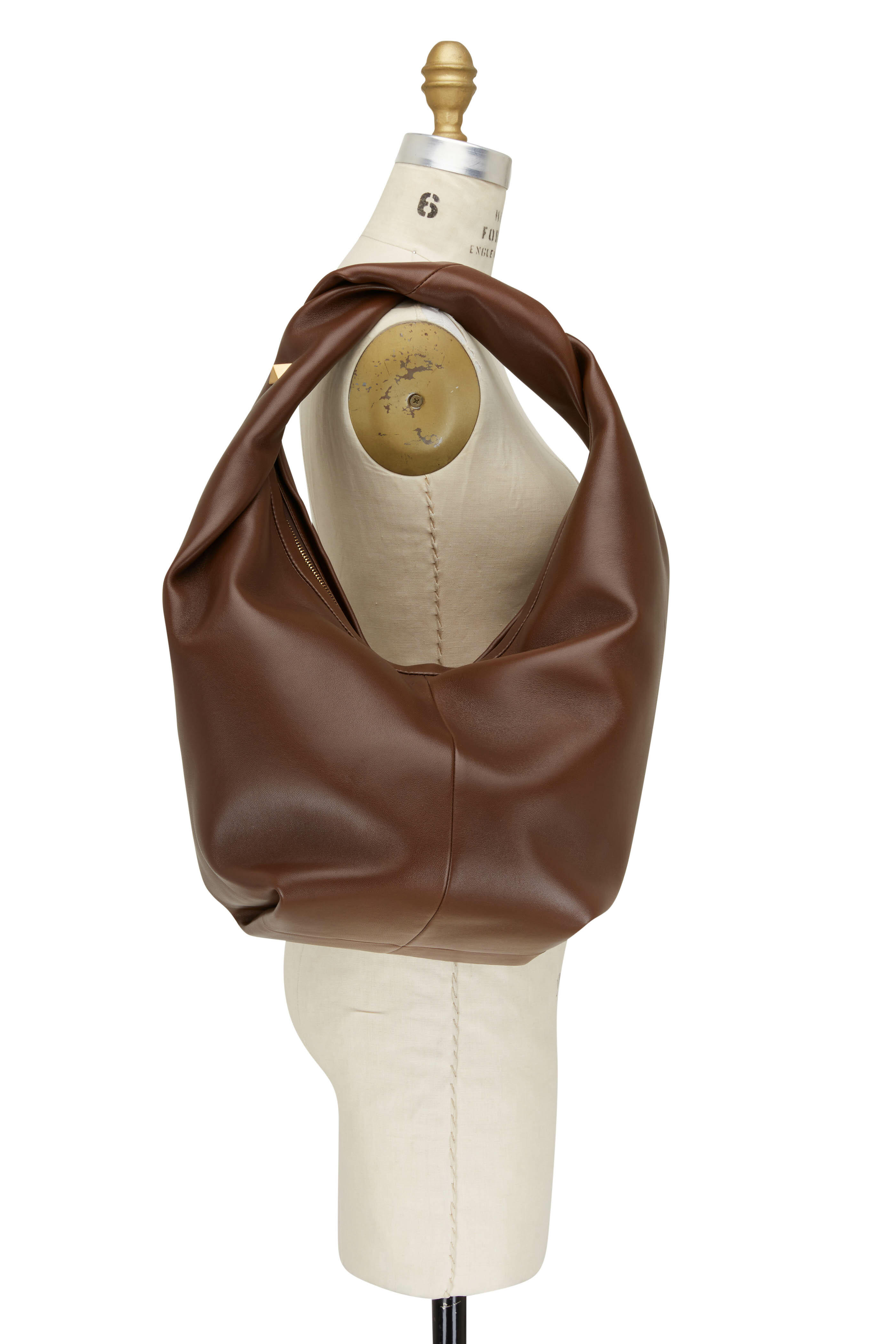 トートバッグ VALENTINO Brown leather large Go-Hobo shoulder bag 4W0B0N54ZFJ_0NO-4_8bcc32c3-