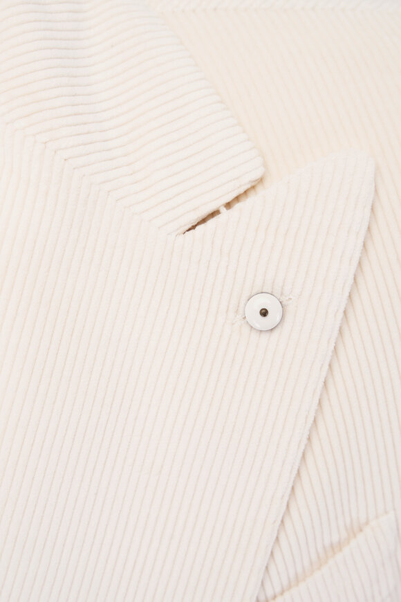 L.B.M. 1911 White Corduroy Double Breasted Sportcoat - view 3