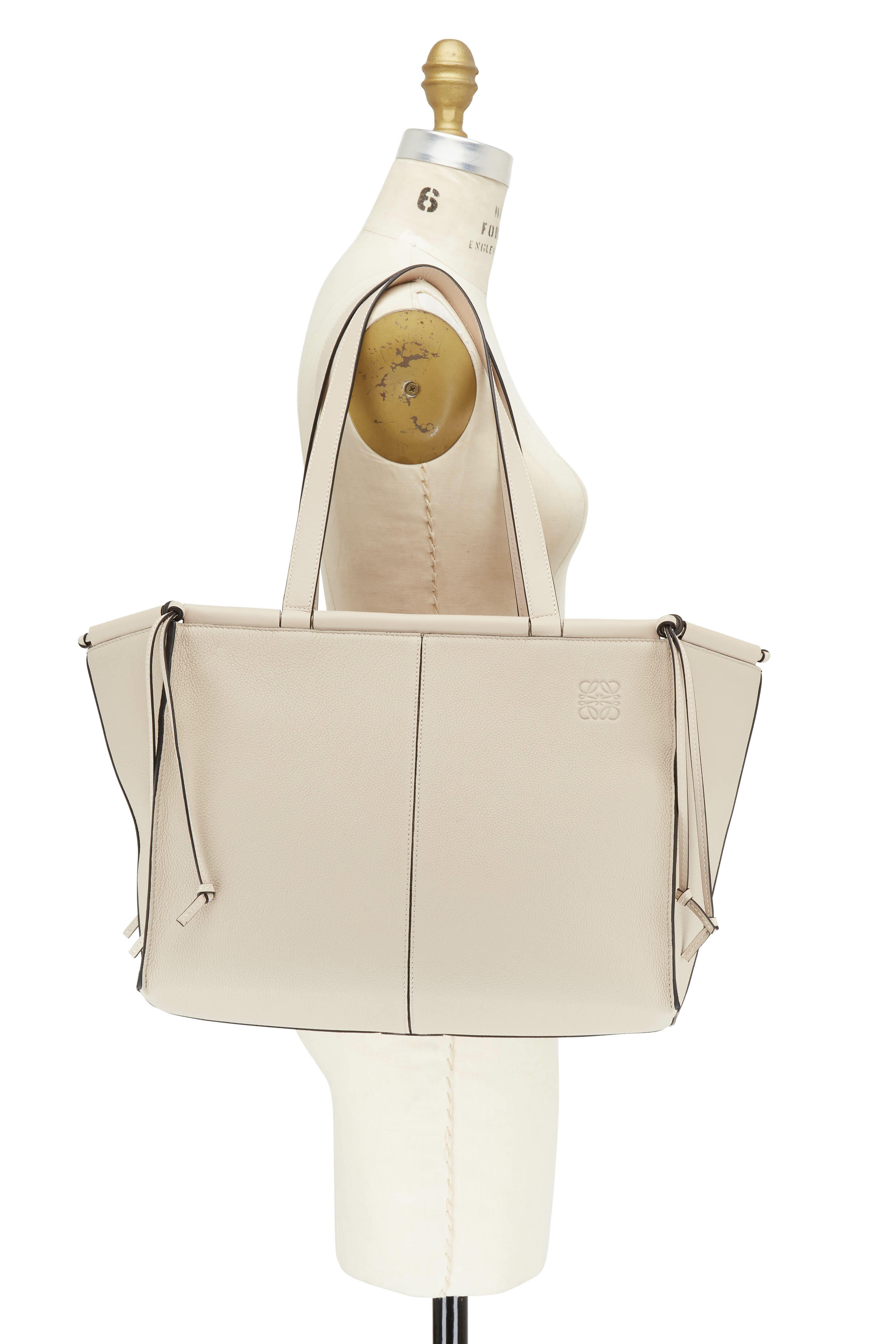 Loewe Cushion Leather Tote Anagram Leather Bag Loewe Small Cushion 