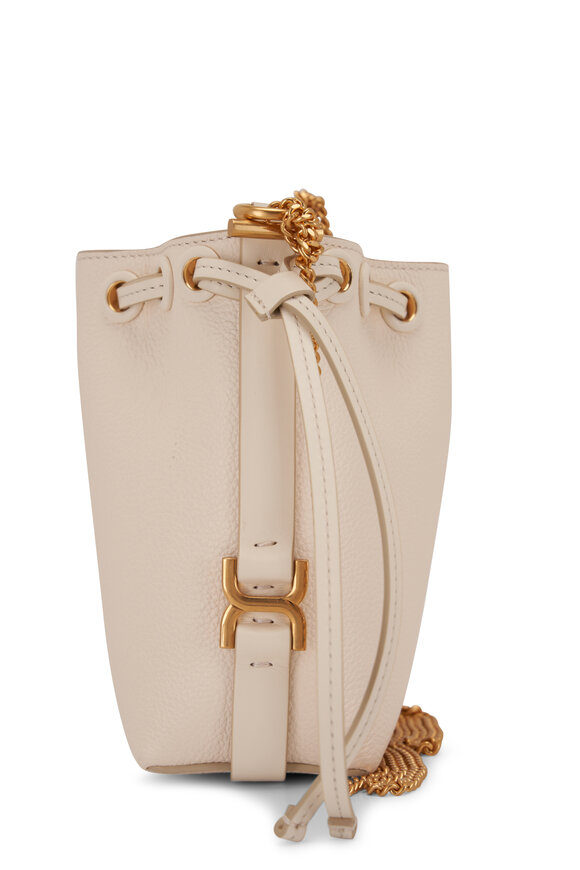 Chloé - Marcie Misty Ivory Micro Bucket Bag