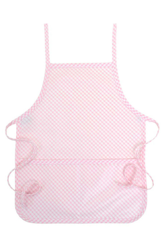 3marthas Wipeable Smock in Pink Check - view 1