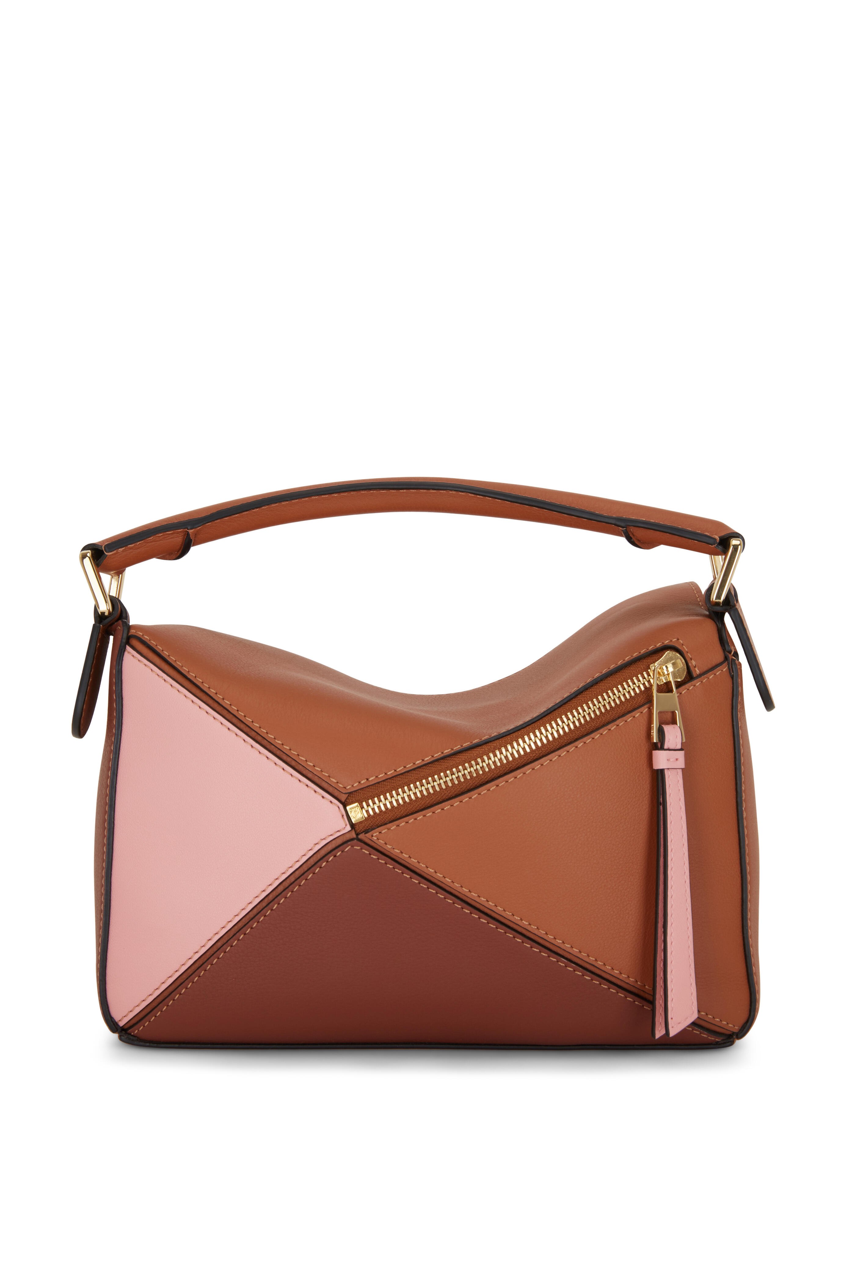 Loewe - Puzzle Small Leather Shoulder Bag - Tan for Women