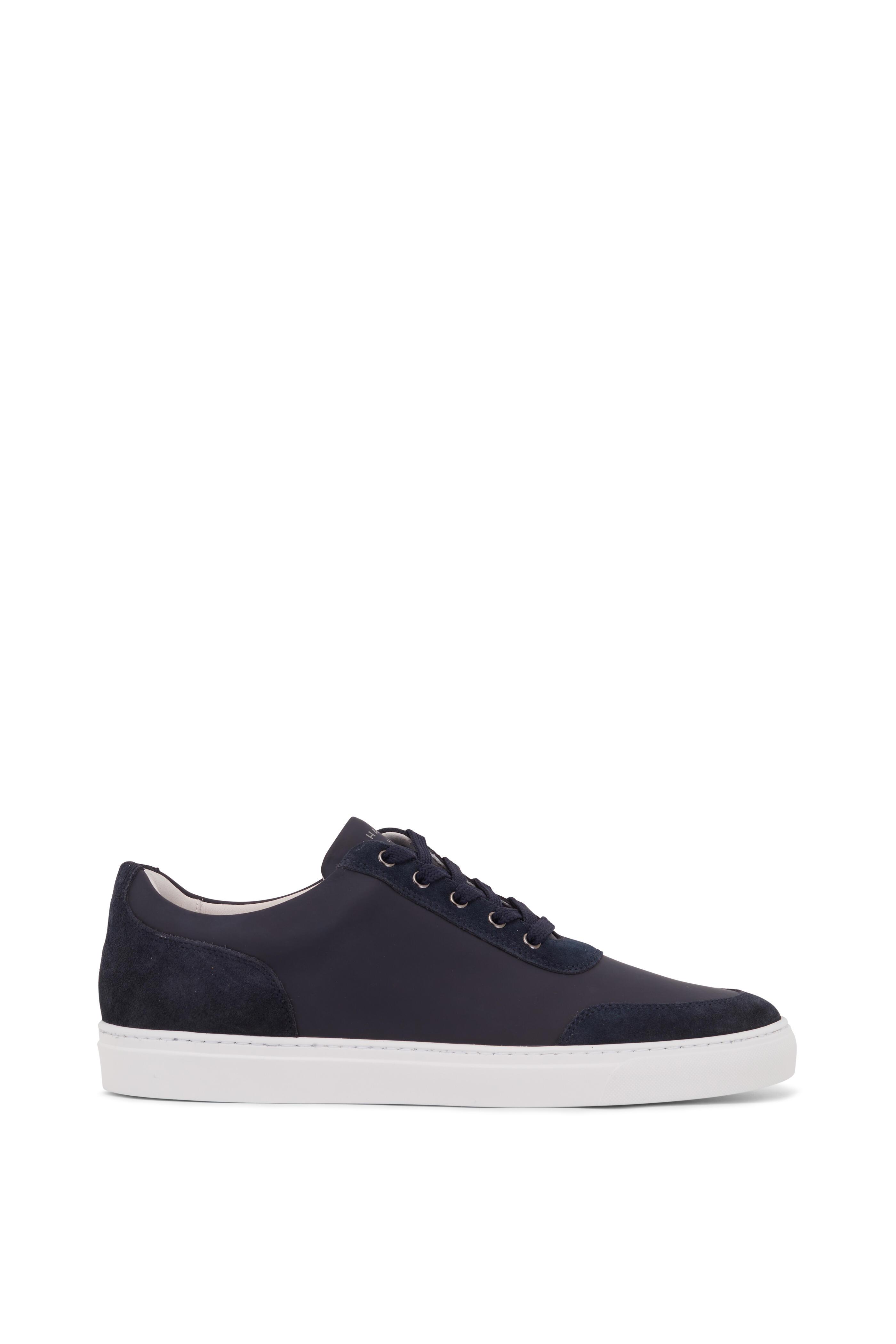 Harrys of London - Nimble Navy Tech Leather trainer