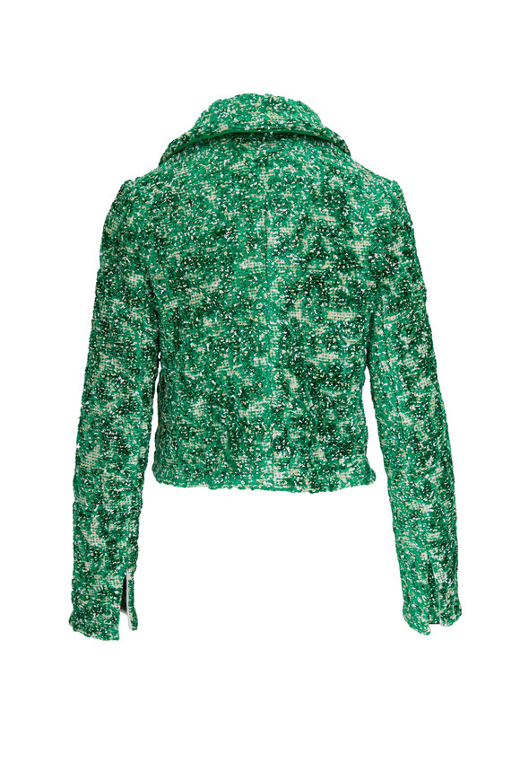 Bottega Veneta - Green Abstract Chenille Jacket