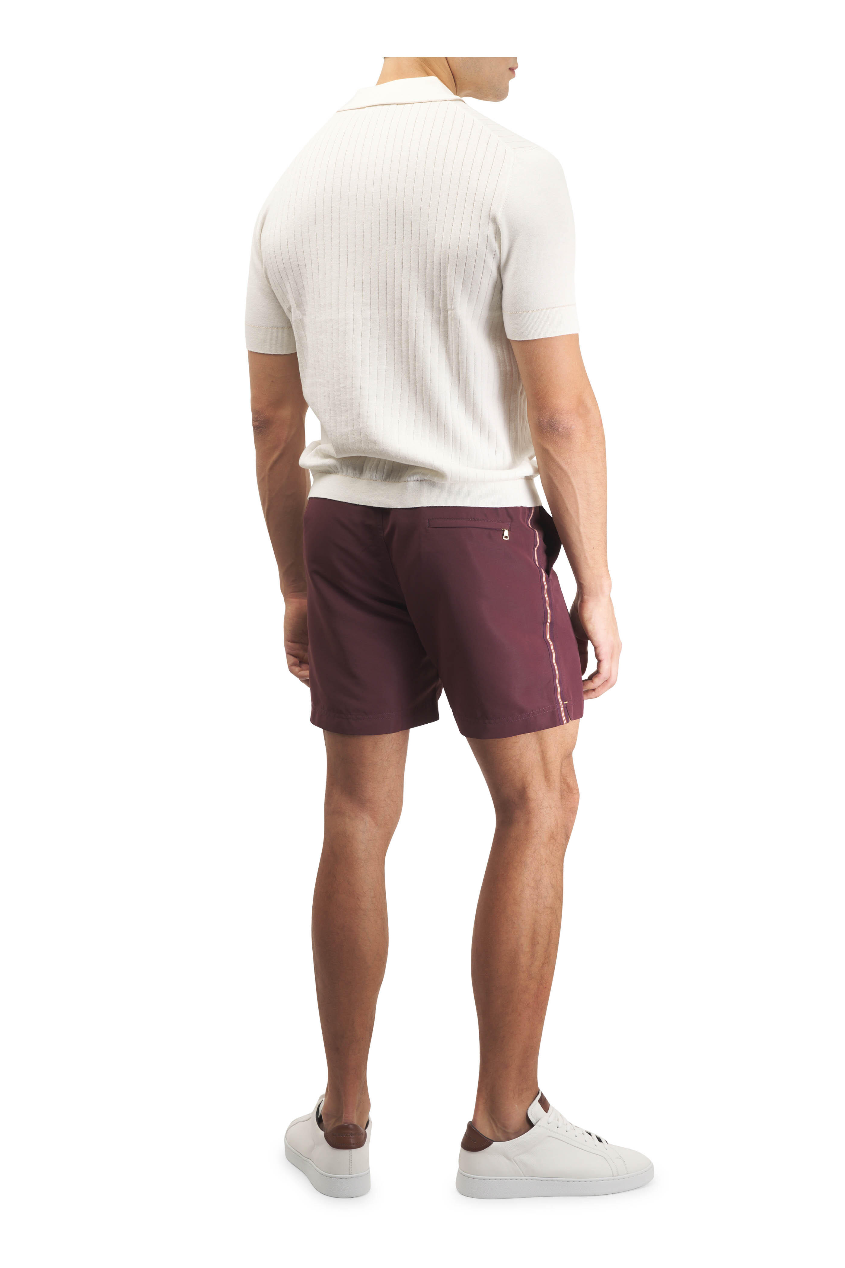 Orlebar Brown - Bulldog Damson Stripe Swim Trunks