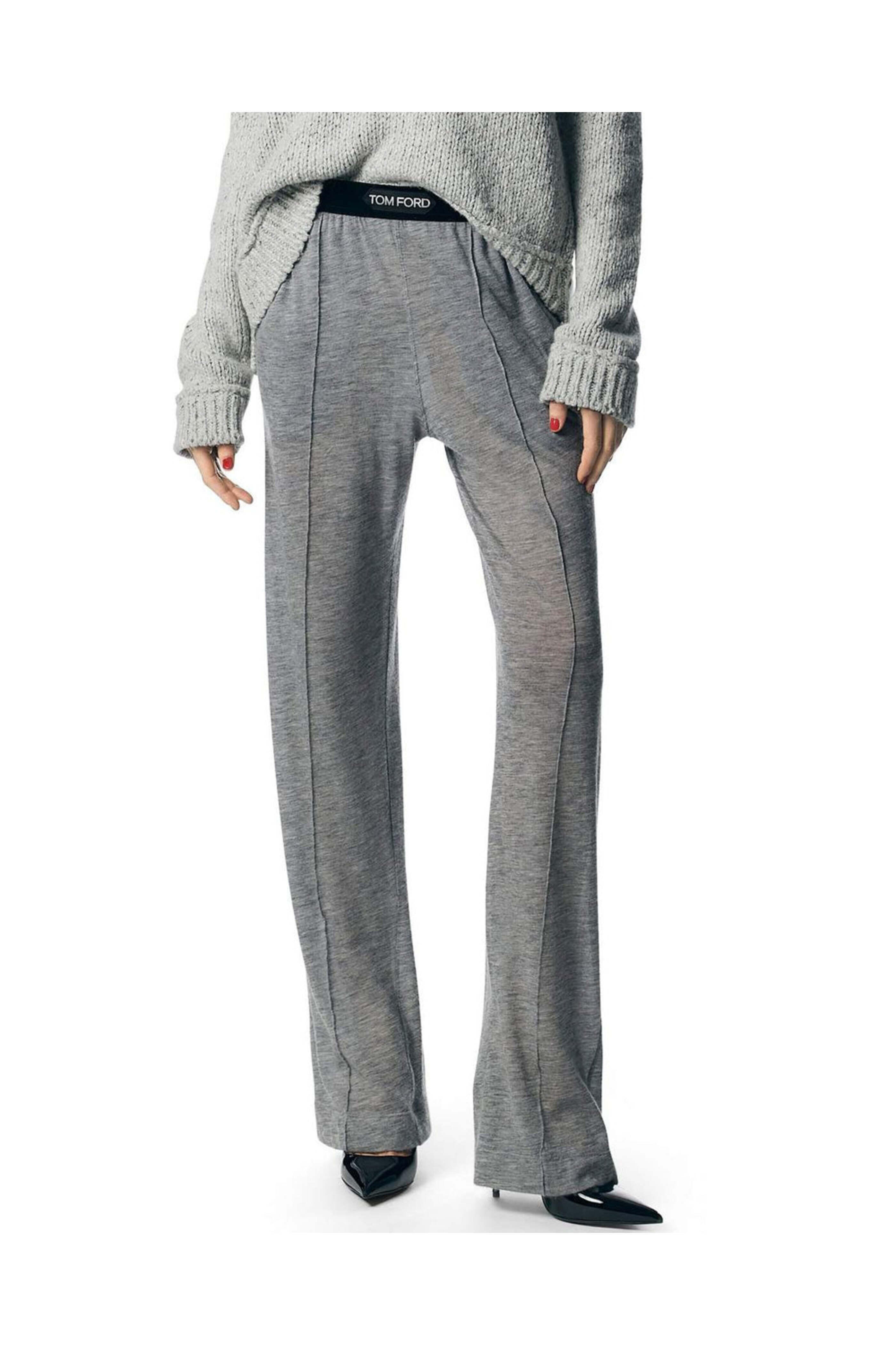 パンツ TOM FORD Woman Pants Grey PAW397FAX881 IG606 Designer Shorts and Pants for Women | TOM FORD Fashion | Tom