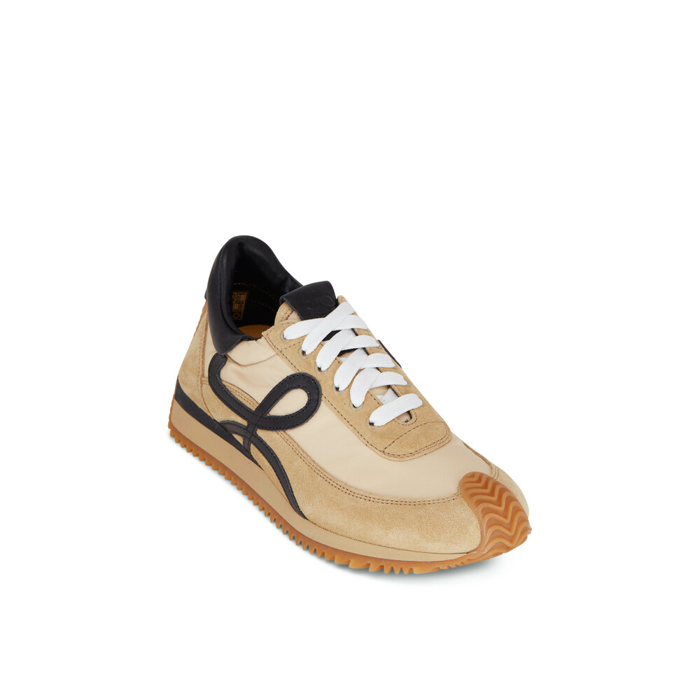 Loewe - Flow Runner Gold & Black Low Top Runner | Mitchell