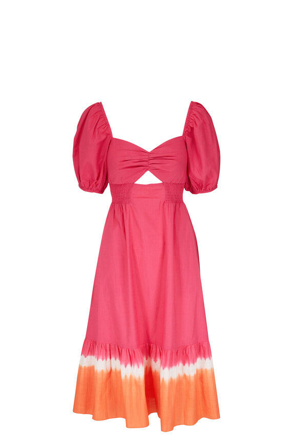 Sachin + Babi - Bri Fuchsia Dip Dye Dress