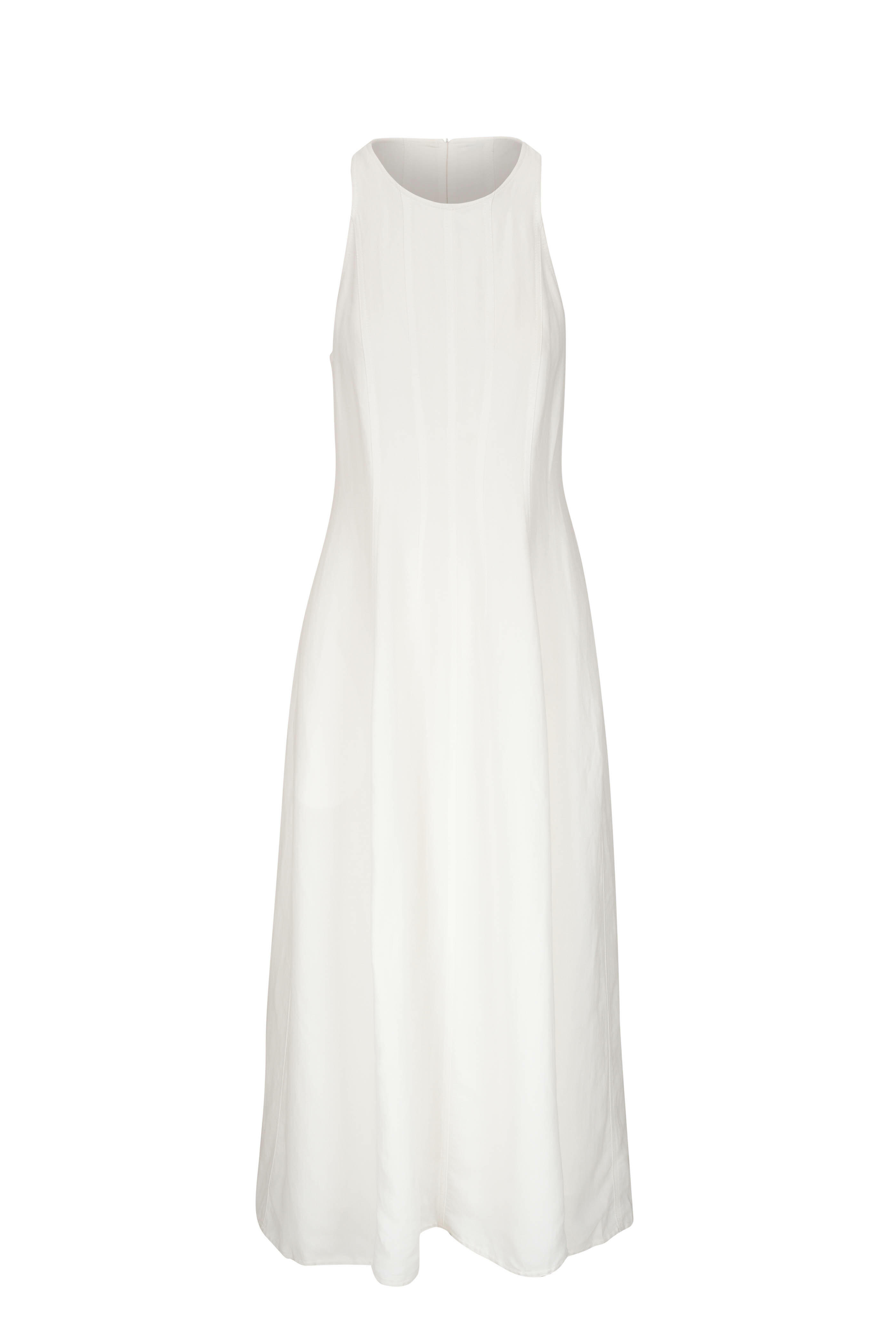 Brunello Cucinelli - Natural Fluid Linen Twill Dress