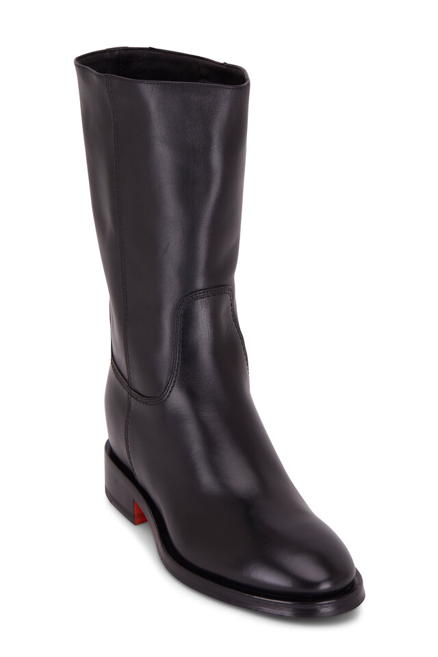 ショートブーツ・ブーティ SANTONI Black suede Marta ankle boots Santoni Black suede Marta ankle boots | wananluxury | REVERSIBLE