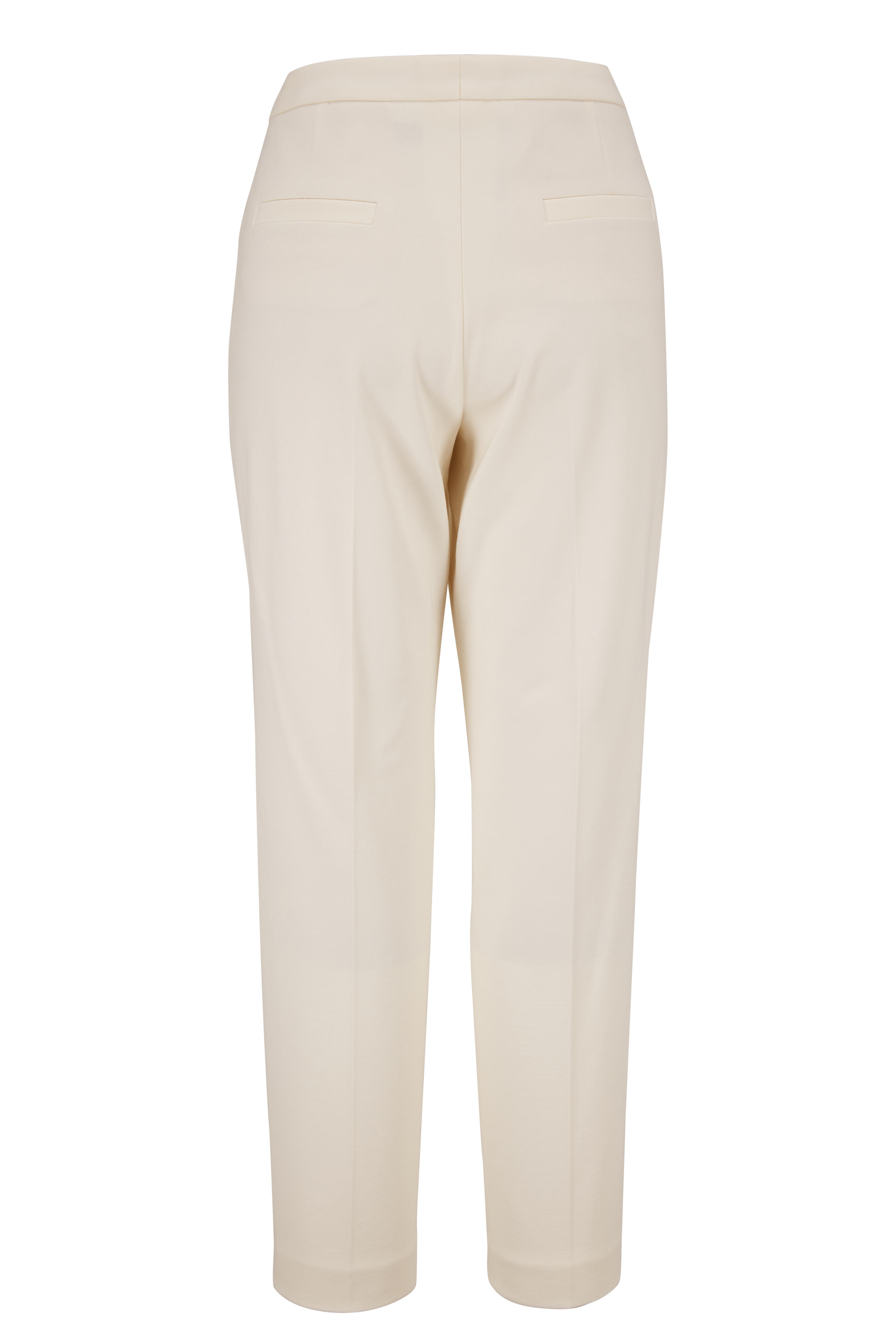 Escada - Talass Off-White Jersey Crop Pant