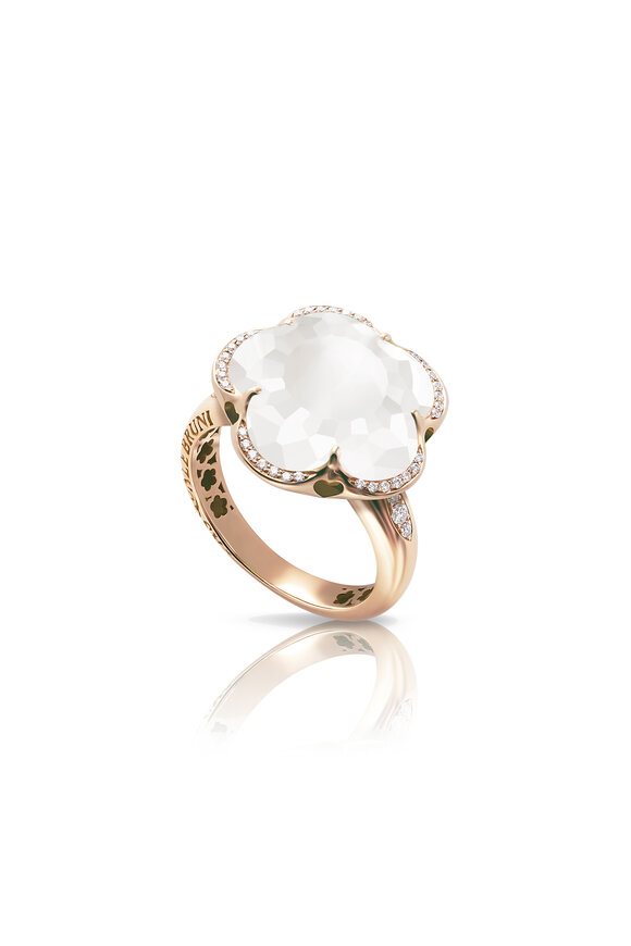 Pasquale Bruni Bon Ton Diamond & Milky Quartz Ring