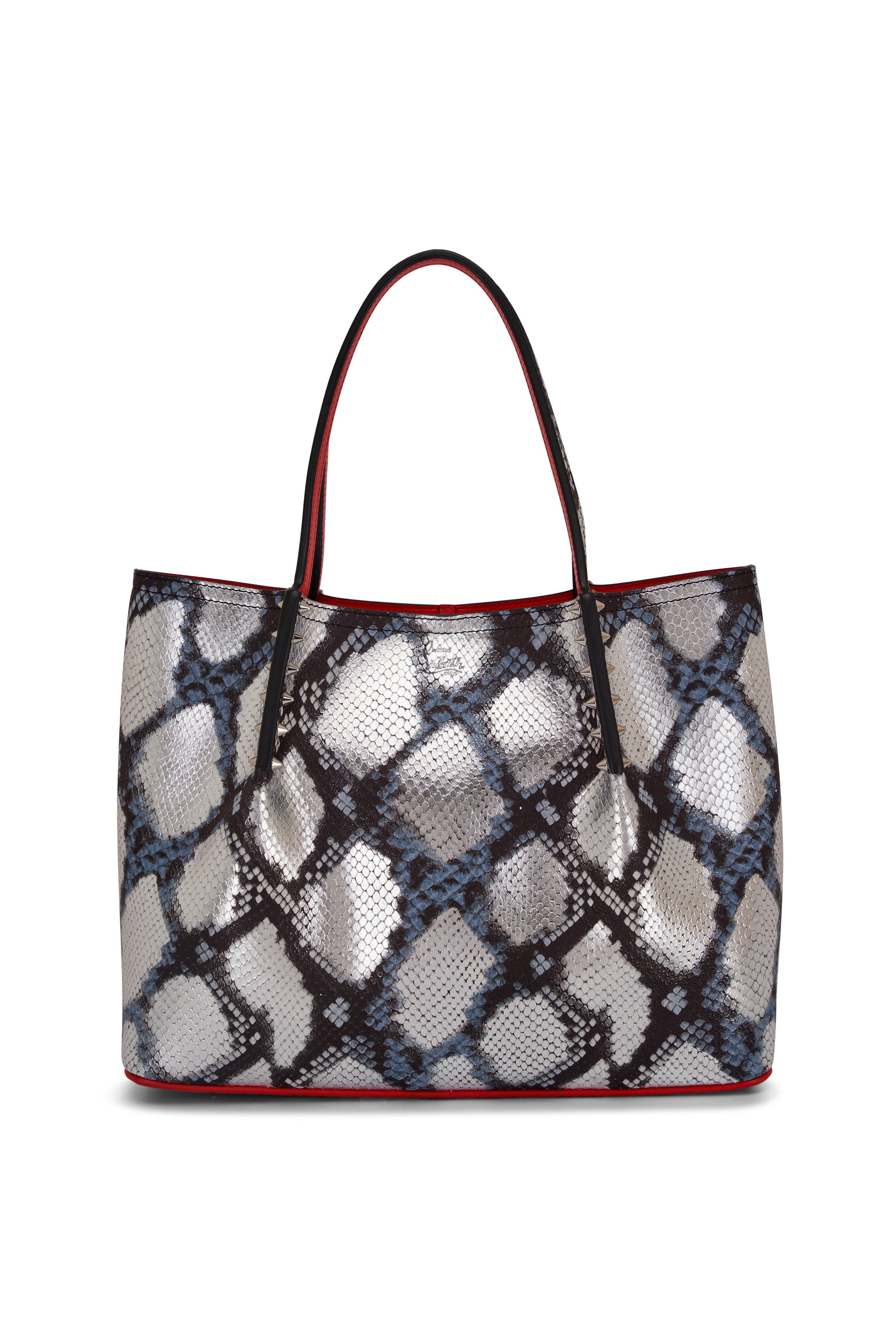 Small cabarock leather tote bag - Christian Louboutin - Women