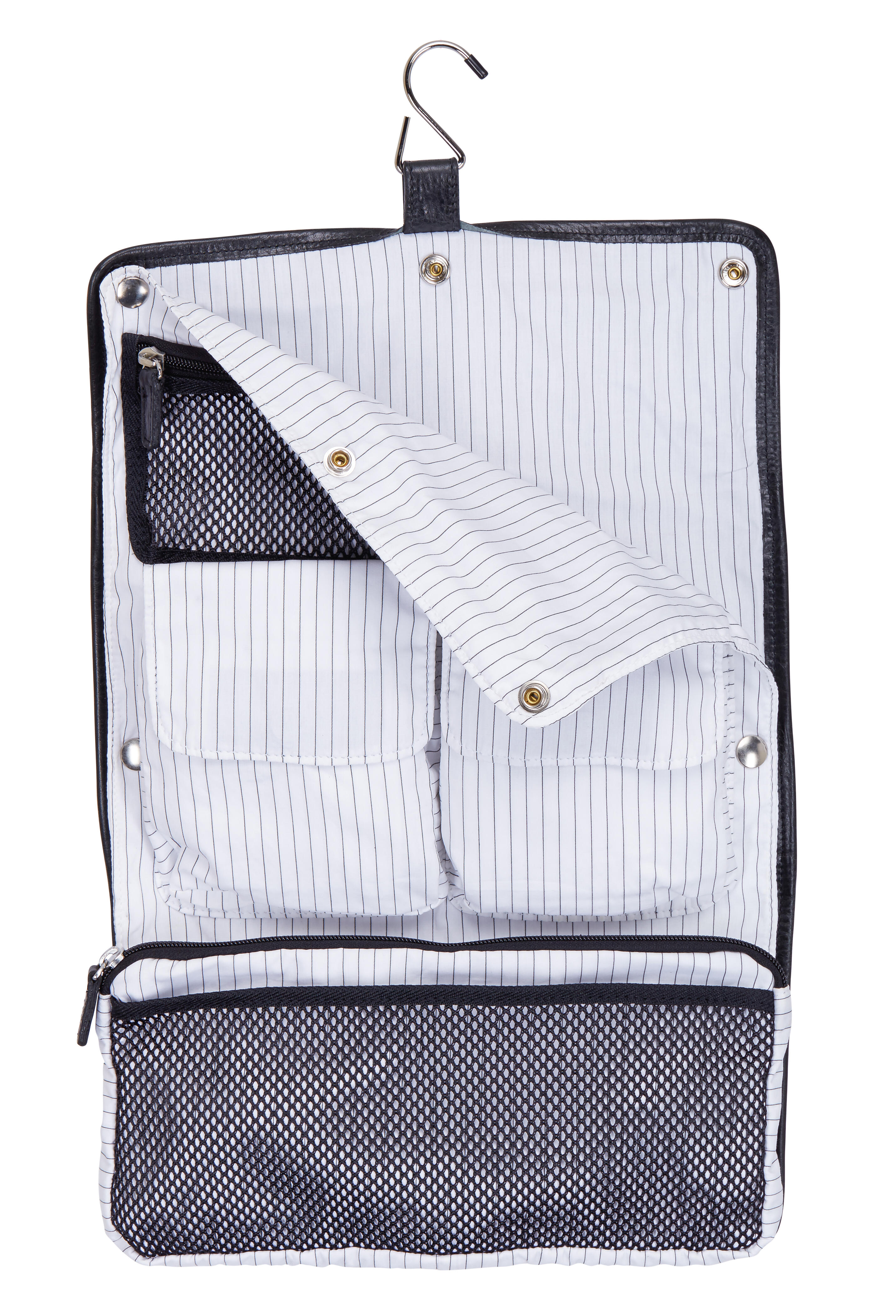 Moore & Giles - Austin Gunmetal Hanging Dopp Kit