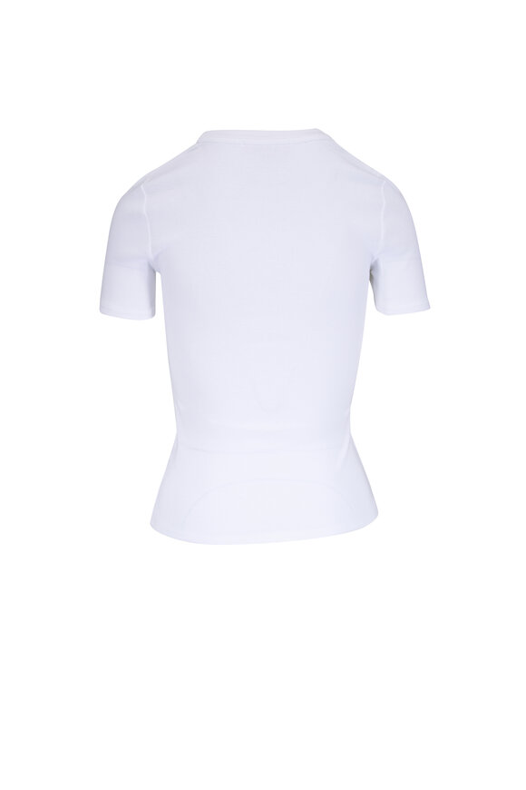 Nili Lotan - Elin White Cotton T-Shirt