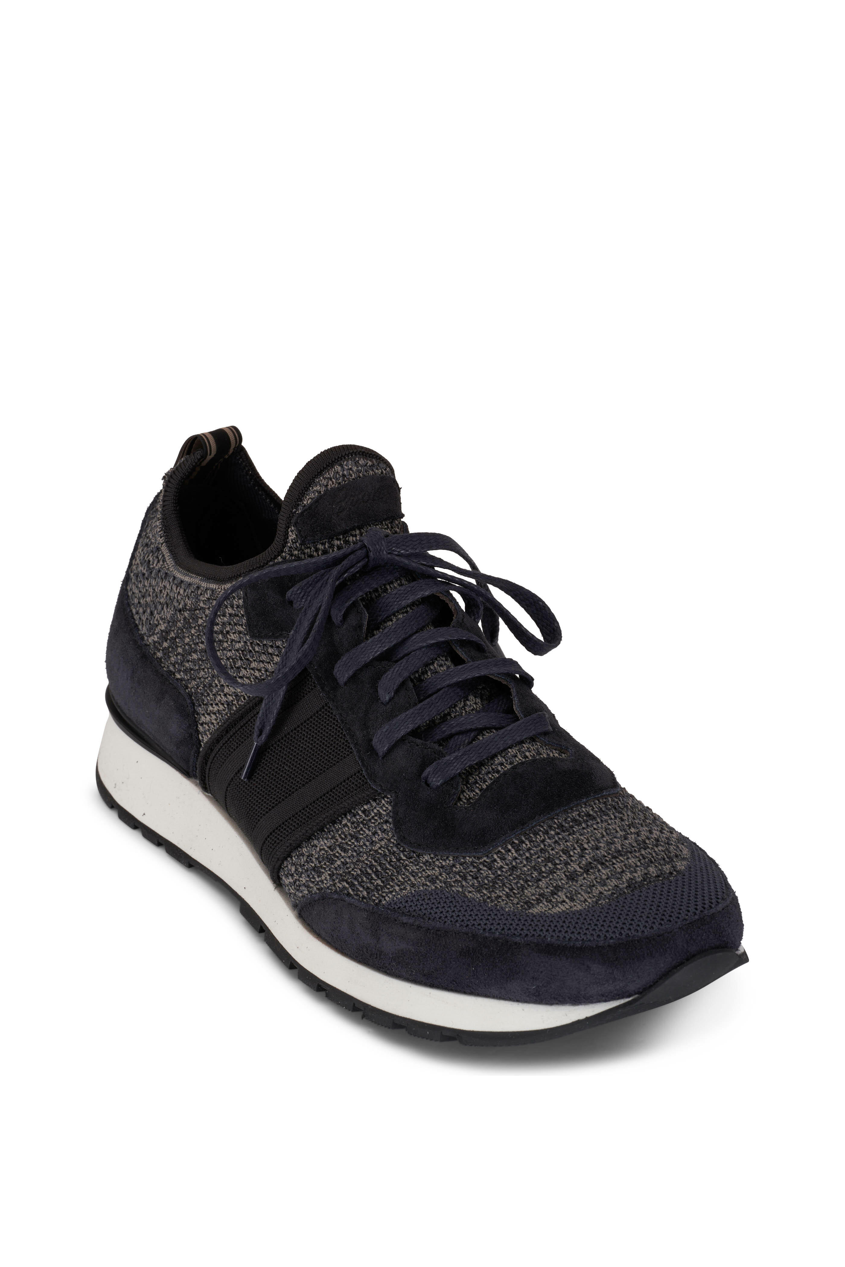 verraden Eed open haard Brioni - Graphite & Midnight Running Sneaker | Mitchell Stores