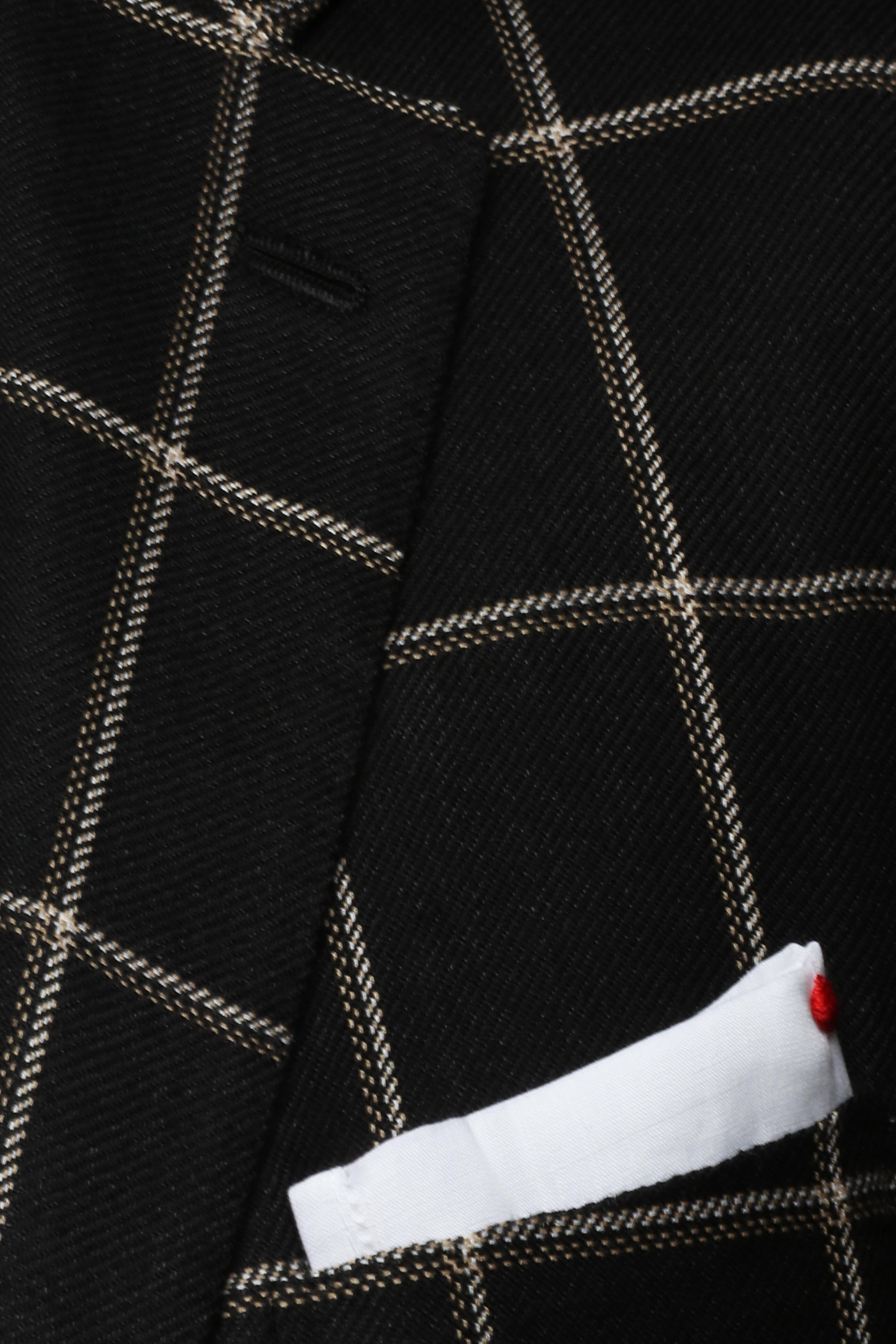 Kiton - Black & Tan Windowpane Cashmere Sportcoat - view 3