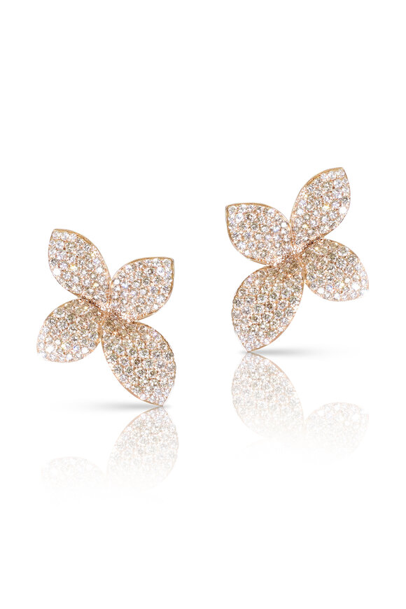 Pasquale Bruni 18k Rose Gold Giardini Segreti Earrings - view 1