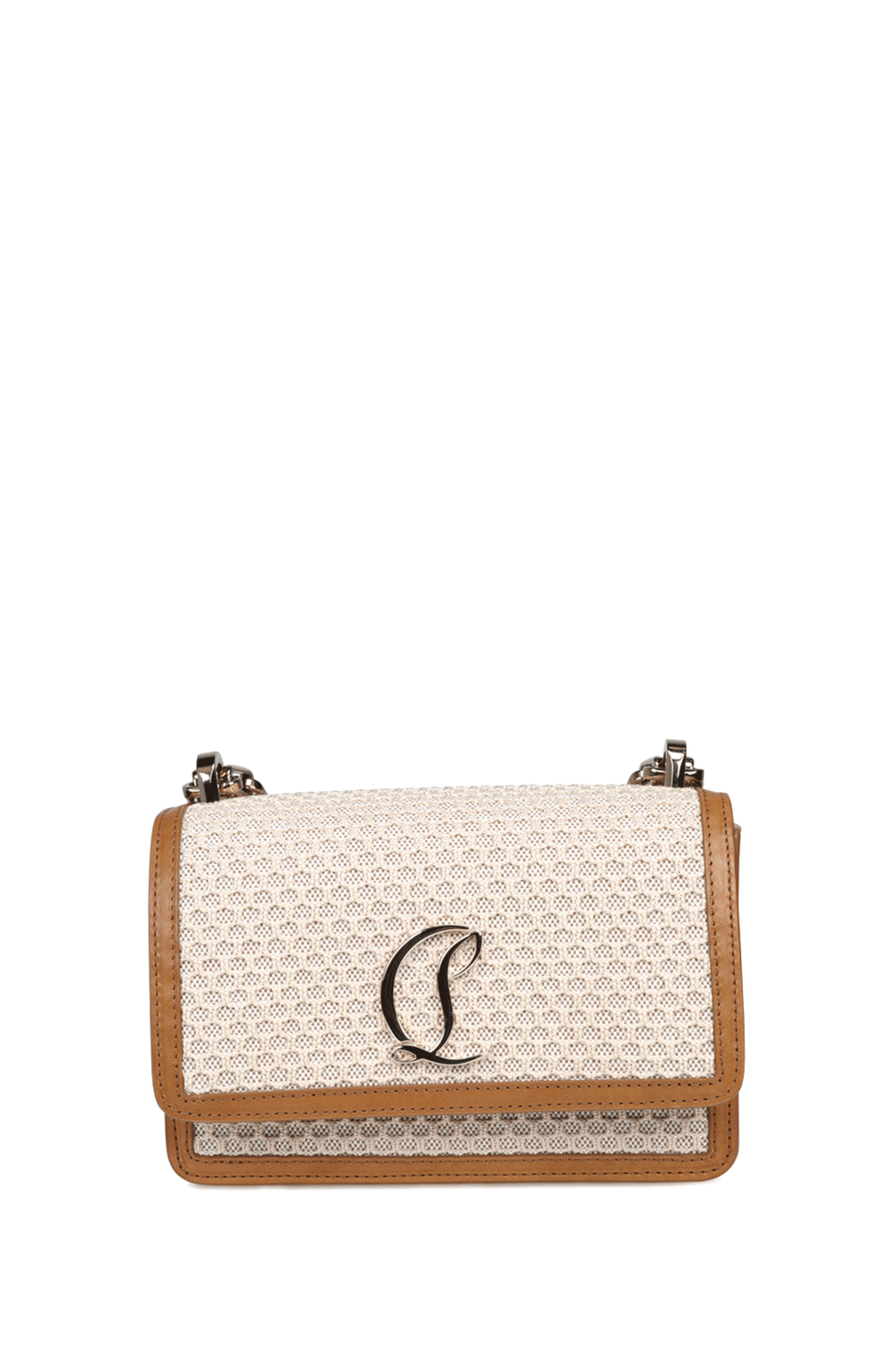 Christian Louboutin - Small Loubi54 Canvas Crossbody Bag in Lionne