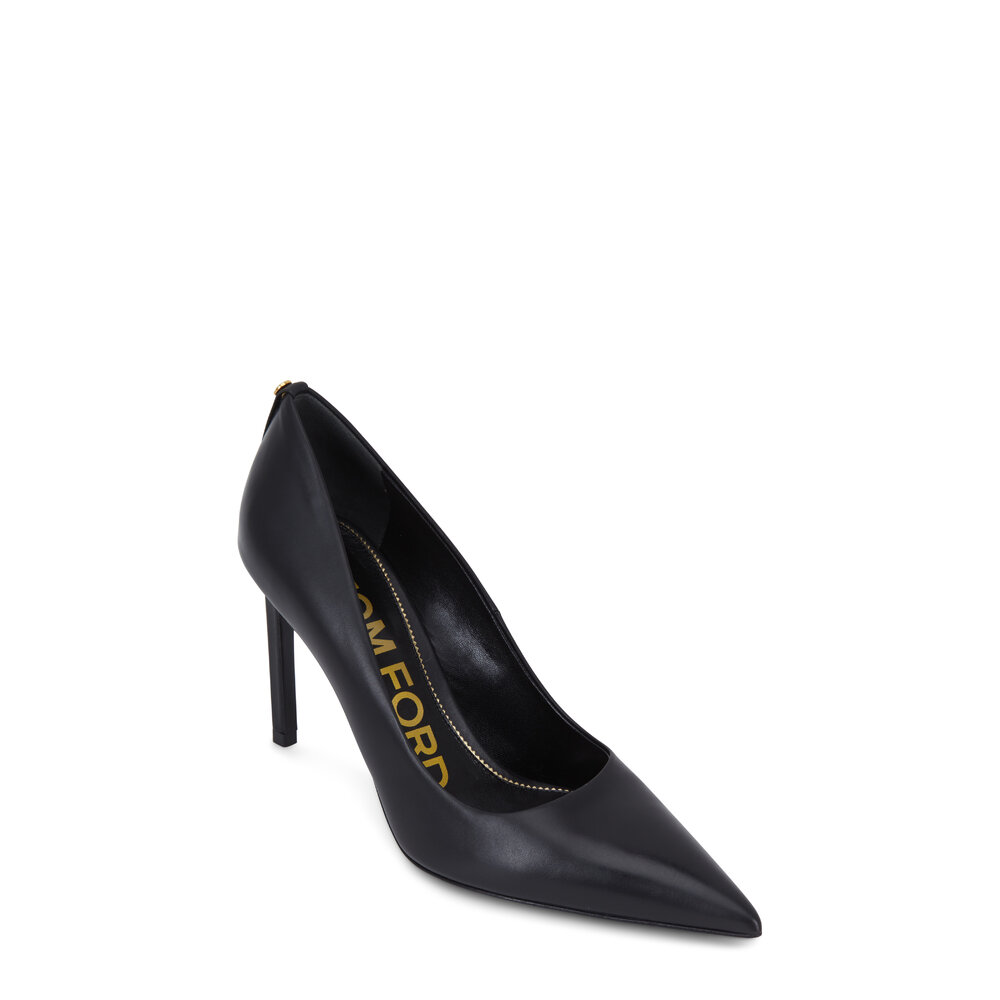 【関税&送料込】Tom Ford Dark Brown Leather Pumps Tom Ford Brown Leather Bow Pointed Toe Pumps Size 37 | eBay