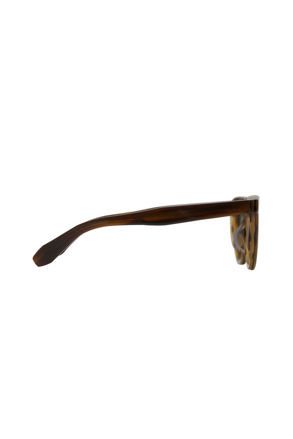 Oliver Peoples N. 06 Sun Sycamore & Regal Blue Sunglasses - view 3