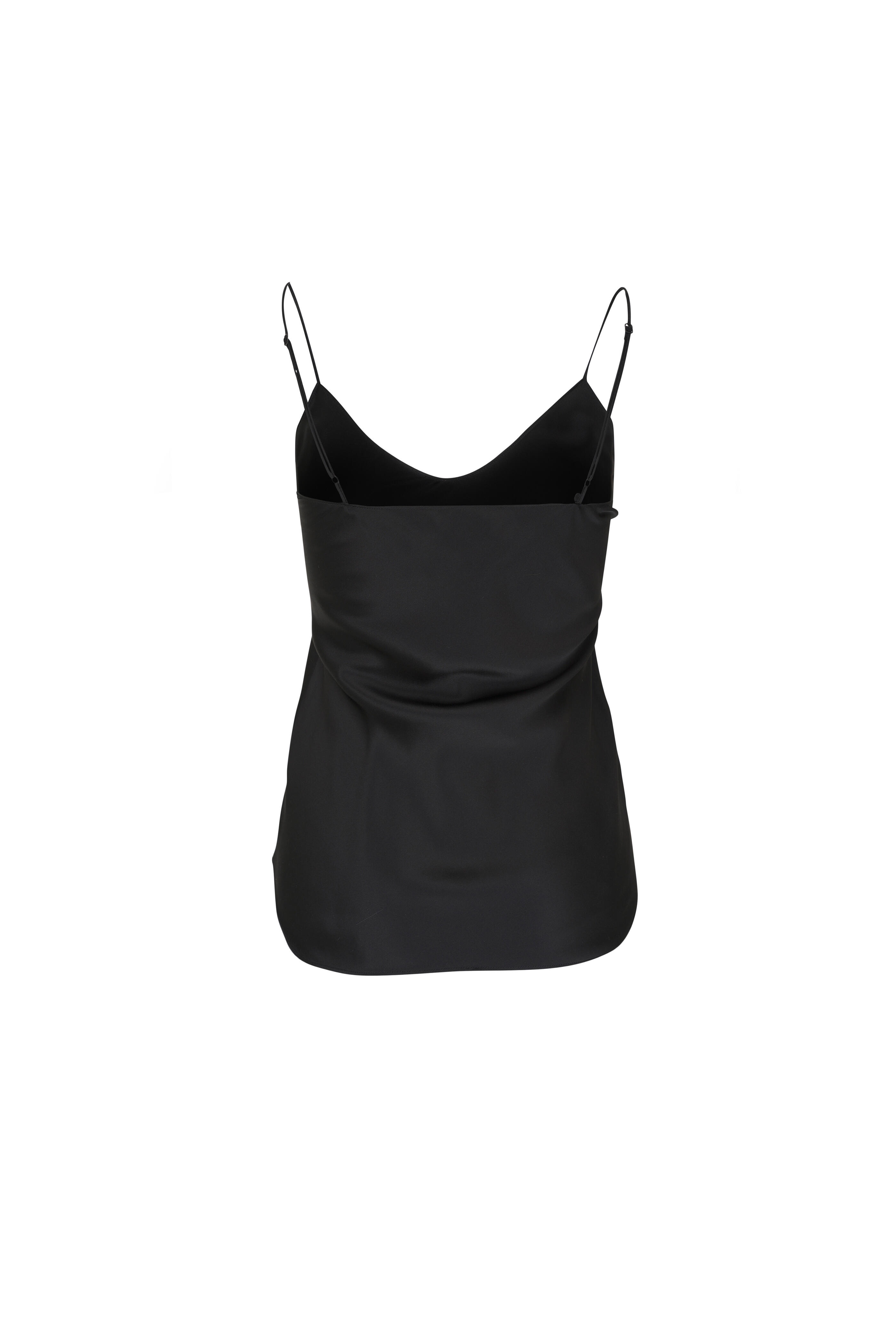【YILON】 イロンVneck cami set BLACK 100% Silk Cami in Black | GINIA - GINIA