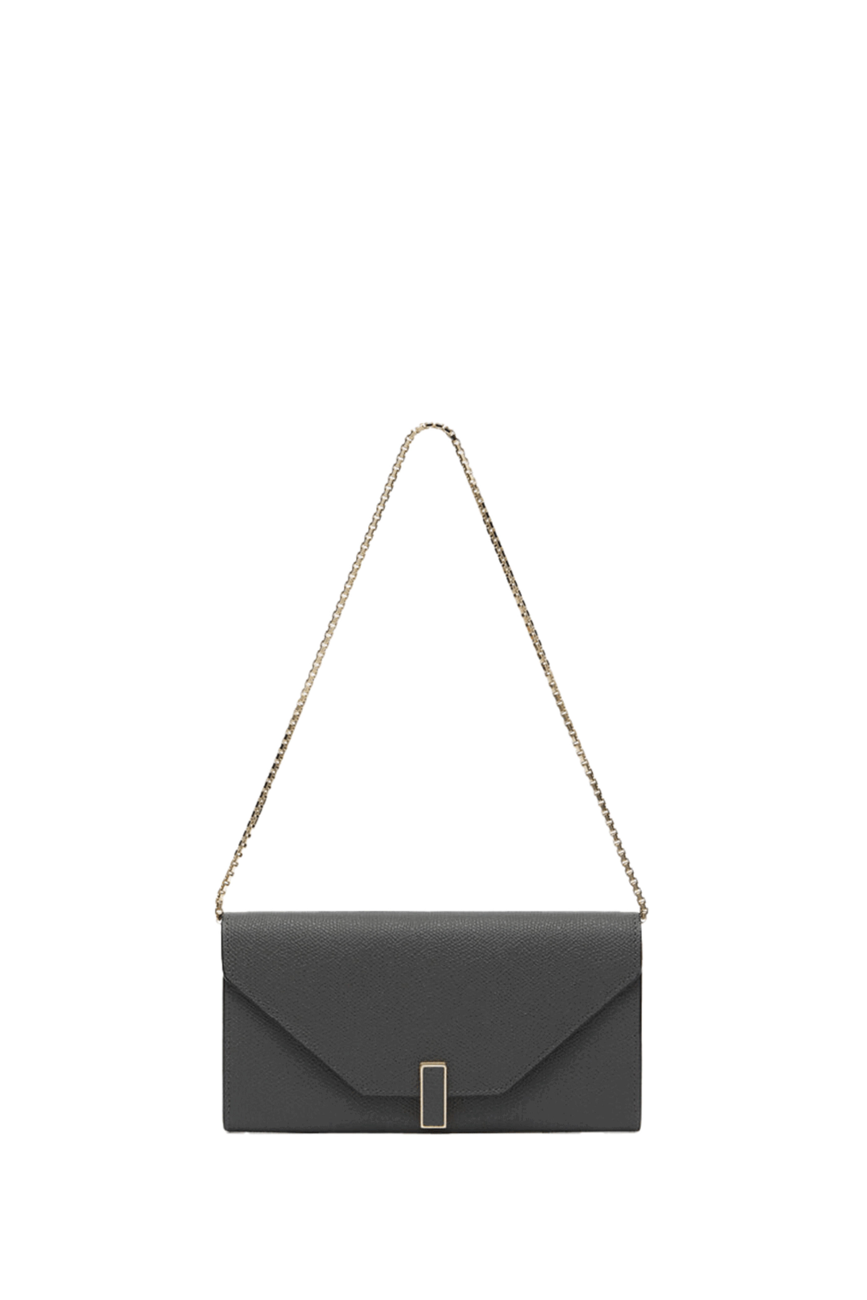 Valextra - Portafglio Continental Fumo Londra Shoulder Bag