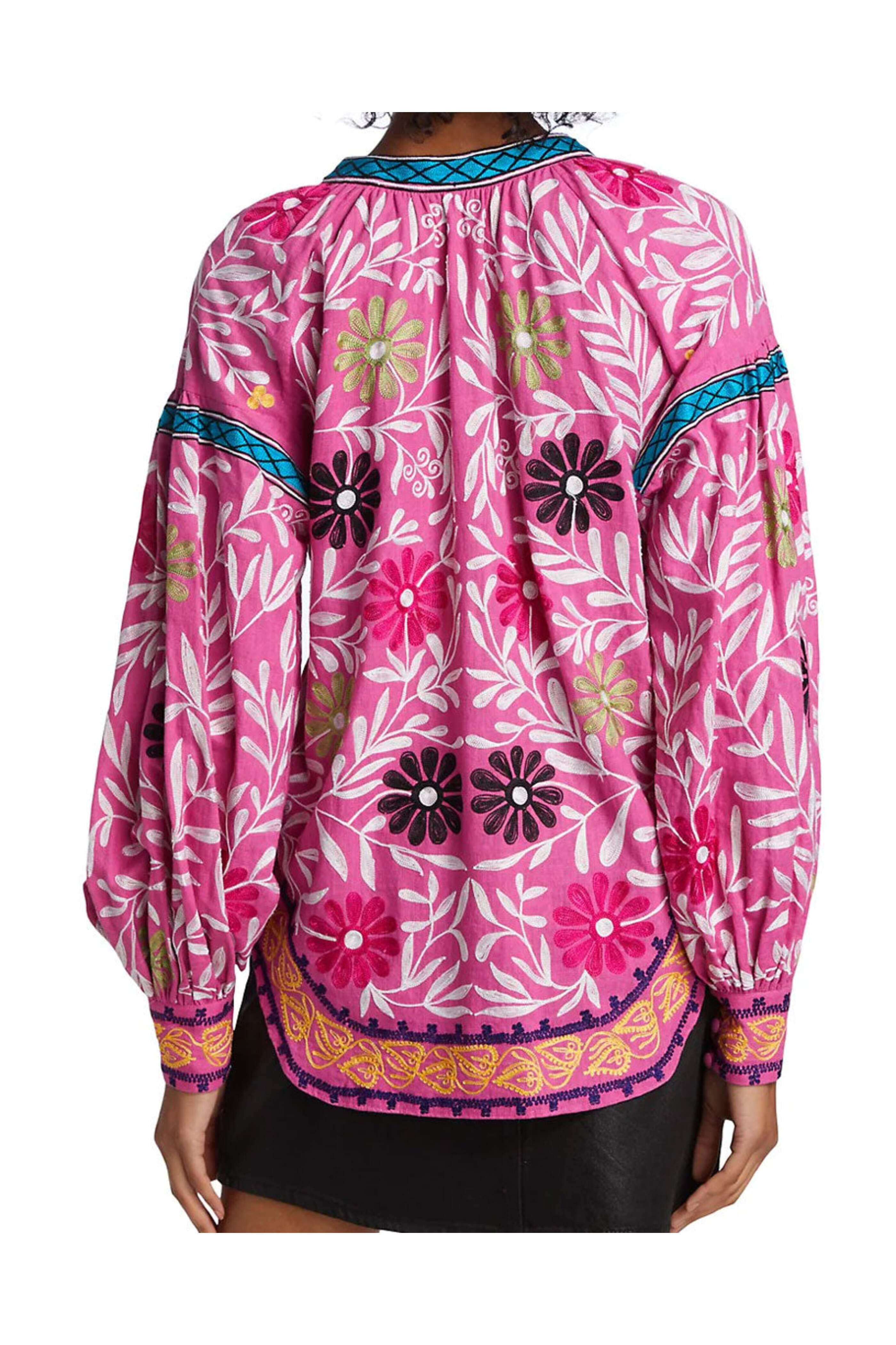 Alexis - Aurora Pink Pauline Top