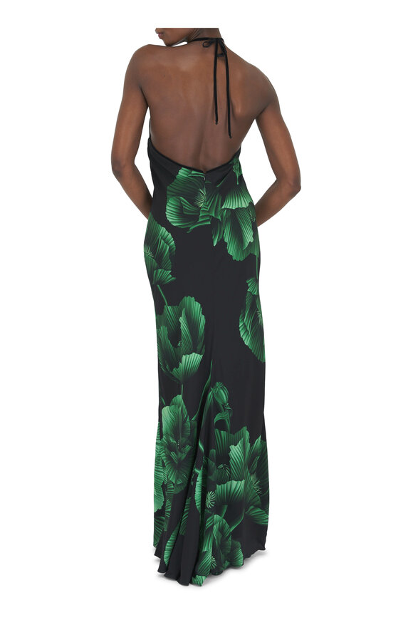 Johanna Ortiz - Simple Opulence Green Floral Maxi Dress