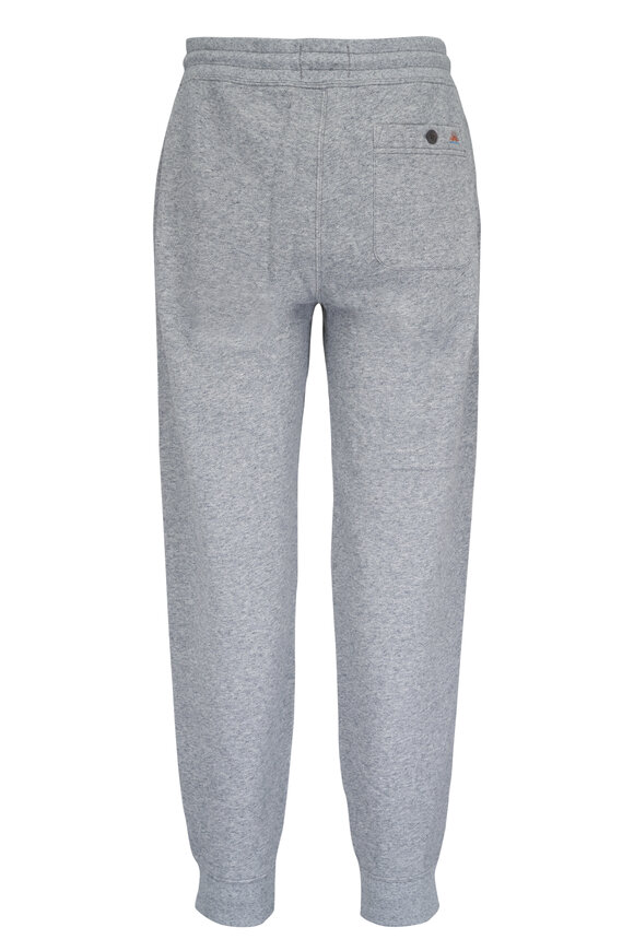 Faherty Brand High Standard Gray Fleece Sweatpant - view 2