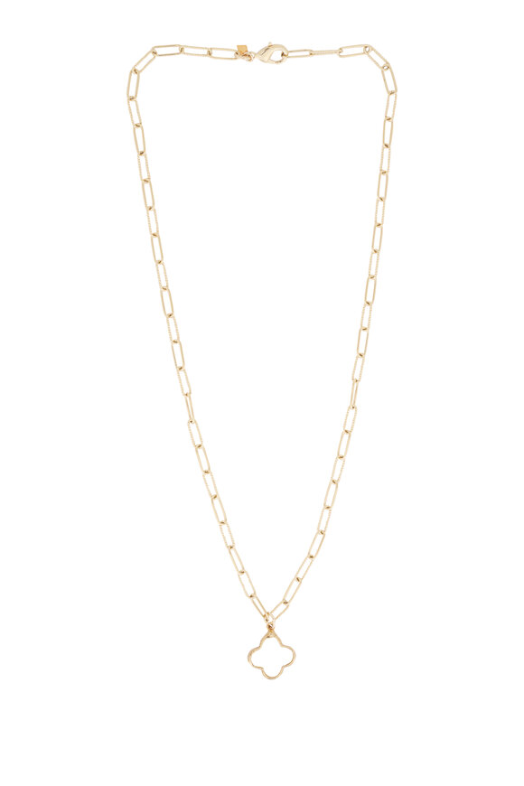 Cristina V. Corrugated Safety Pin Necklace