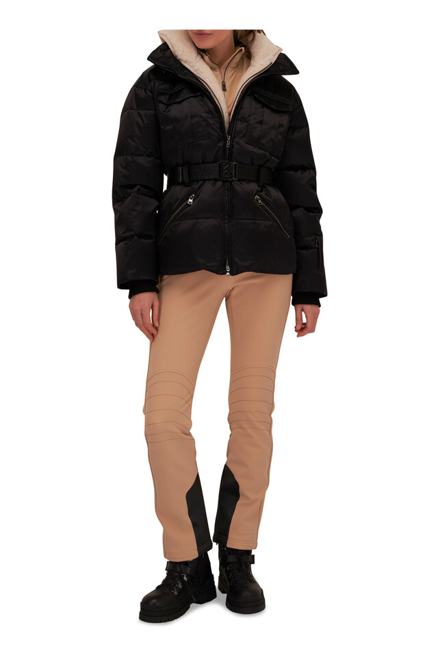送料関税込★BOGNER★Arosa スエード アンクルブーツ Bogner - Arosa Black Leather Shearling Ankle Boot
