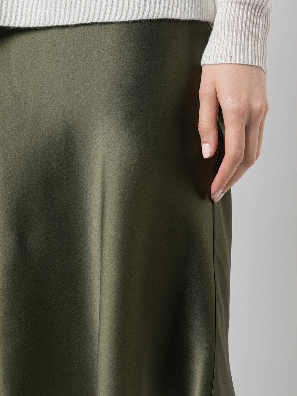 Nili Lotan - Lane Army Green Pull-On Skirt