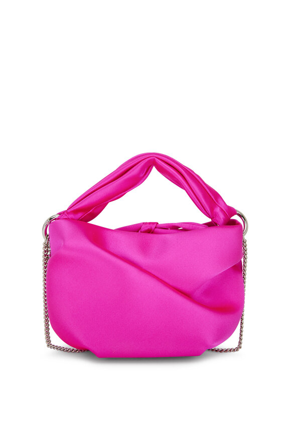 Jimmy Choo - Bonny Fuchsia Satin Evening Bag