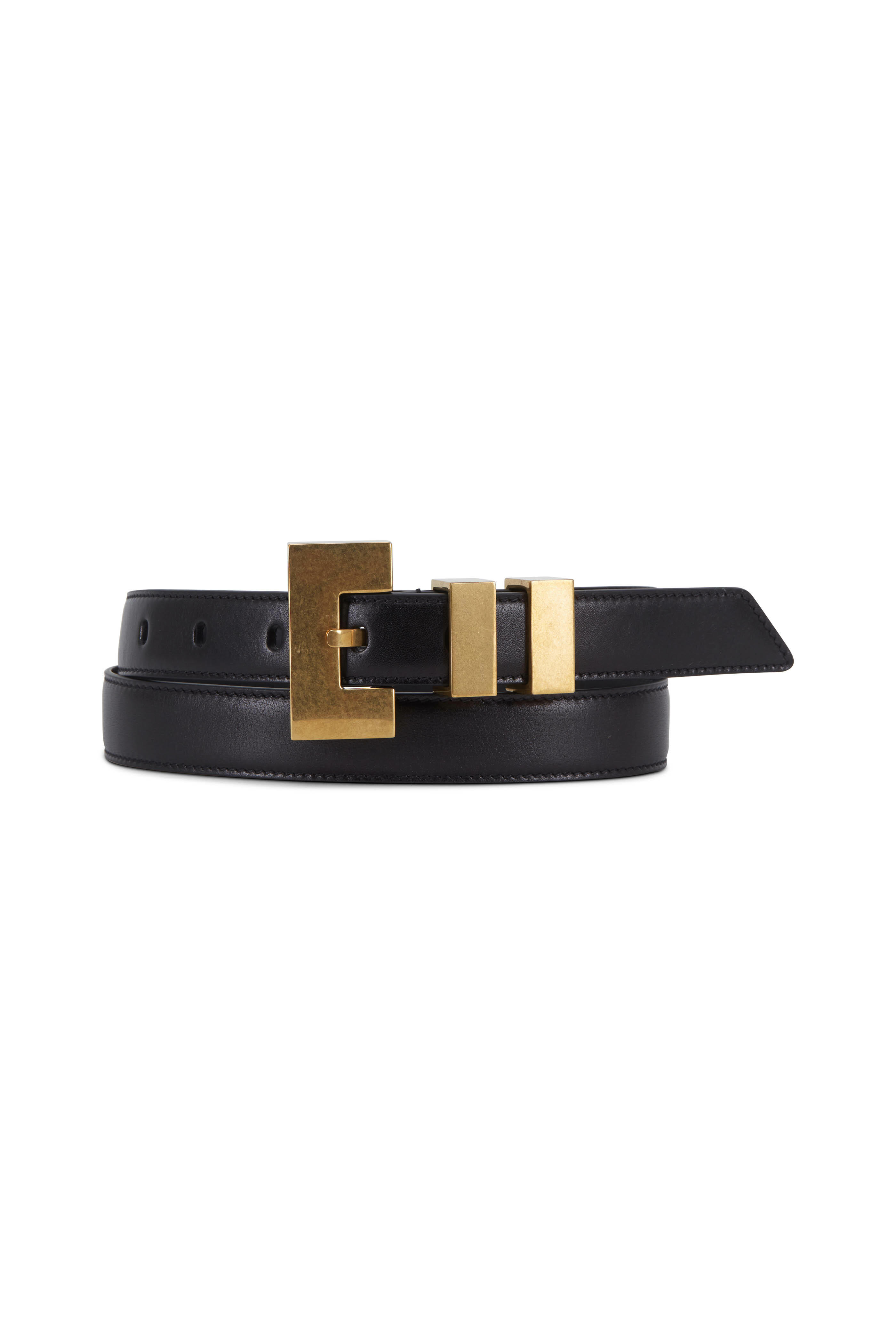 YSL give gauche Leather belt